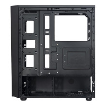 Inter-Tech T-11 TELEVEN (schwarz, Seitenteil aus Acrylglas)