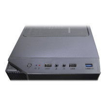 Inter-Tech T-11 TELEVEN (schwarz, Seitenteil aus Acrylglas)