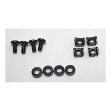 Inter-Tech 19" Blindplatte, schwarz 3HE, geschraubt Inter-Tech 19" Blindplatte, schwarz 3HE, geschraubt