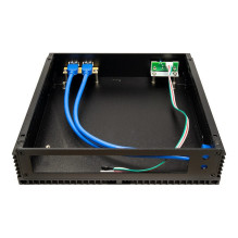 Inter-Tech IP-40 Gehäuse Thin Mini-ITX, USB 3.0, schwarz