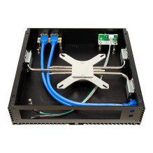 Inter-Tech IP-40 Gehäuse Thin Mini-ITX, USB 3.0, schwarz