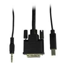 Inter-Tech KVM Switch AS-41DA DVI, 4 Port, Metall