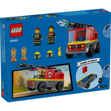 LEGO CITY 60463 Gaisrinė mašina su kopėčiomis LEGO CITY 60463 Gaisrinė mašina su kopėčiomis