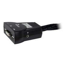 Inter-Tech KVM Switch LS-21DA DVI, 2 Port, Kunststoff