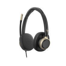 HP Poly „Mission 825“ stereofoninės USB laidinės ausinės HP Poly „Mission 825“ stereofoninės USB laidinės ausinės