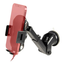 Kfz-Schnellladegerät MTH-100-10W Qi Wireless,schw Kfz-Schnellladegerät MTH-100-10W Qi Wireless,schw