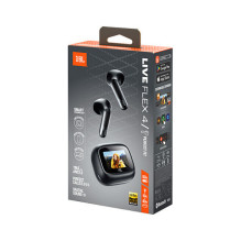 JBL LIVE „Flex 4“ belaidės ausinės su „Bluetooth“ ir juodomis triukšmo slopinimo savybėmis JBL LIVE „Flex 4“ belaidės ausinės su „Bluetooth“ ir juodomis triukšmo slopinimo savybėmis