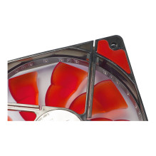 Inter-Tech Lüfter 120*120*25 ARGUS L-12025 RD, rot Inter-Tech Lüfter 120*120*25 ARGUS L-12025 RD, rot