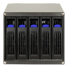 Wechselrahmen 5-fach ST-5255 für 3x5,25"Einschub retail