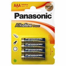 Battery Panasonic Alkaline LR03 AAA (4 pcs.)
