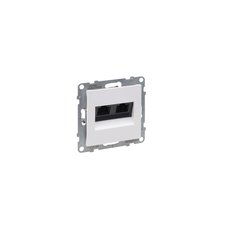 Baltas 2xRJ45 UTP 6 lizdas SUNO Legrand 721153