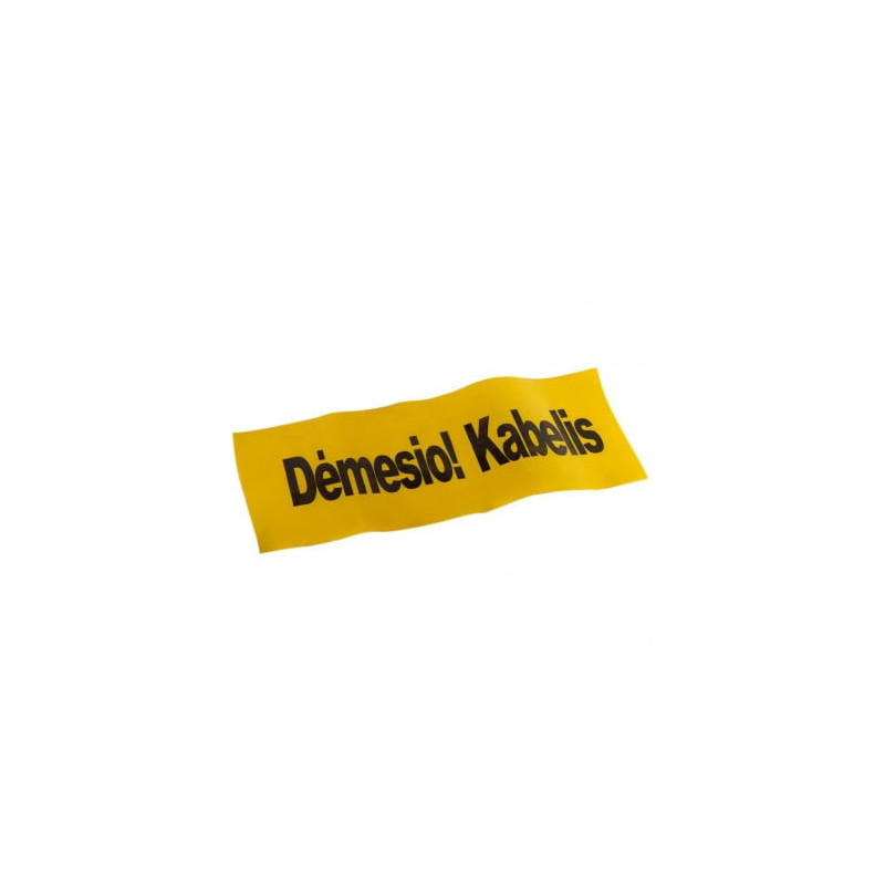 Signalinė juosta "Kabelis" 0.15mm x 250mm (100m)
