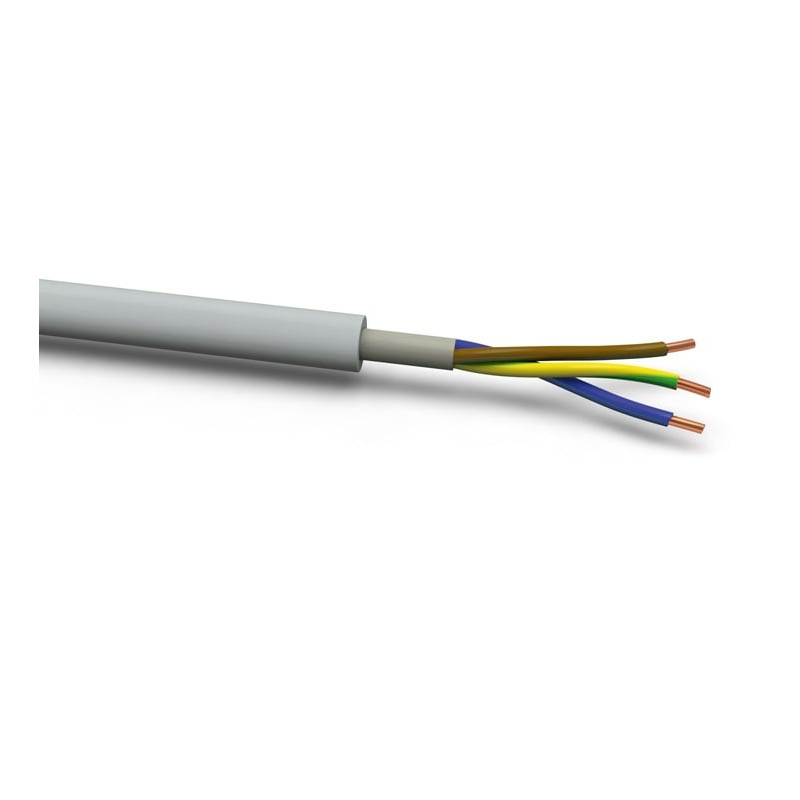 NHXMH-J 3x2.5 kabelis Elpar (behalogeninis, Dca, monolitinis, 1m)