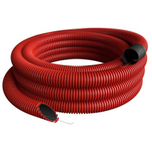 Red corrugated pipe D75 /...