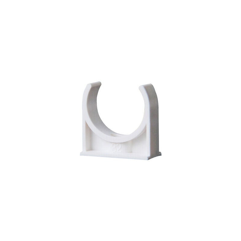 Tube holder U-40mm, white (100)