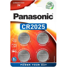 Battery Panasonic Lithium CR2025 (4 pcs.)