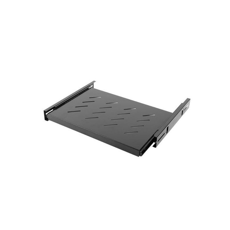 Ištraukiama lentyna 19" spintai 1U L450 (juoda)