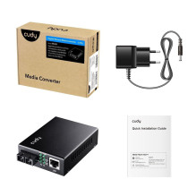 Converter Cudy MC100GSA-20P (RJ45 to SFP, 1Gb, PoE)