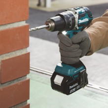 Cordless drill with chisel...