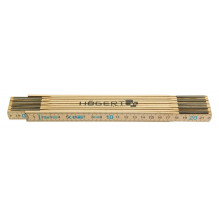 Medinė ruletė HOGERT HT4M262 (2m x 16mm)