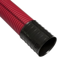 Red corrugated pipe D75 /...