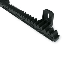 Geared plastic belt for...