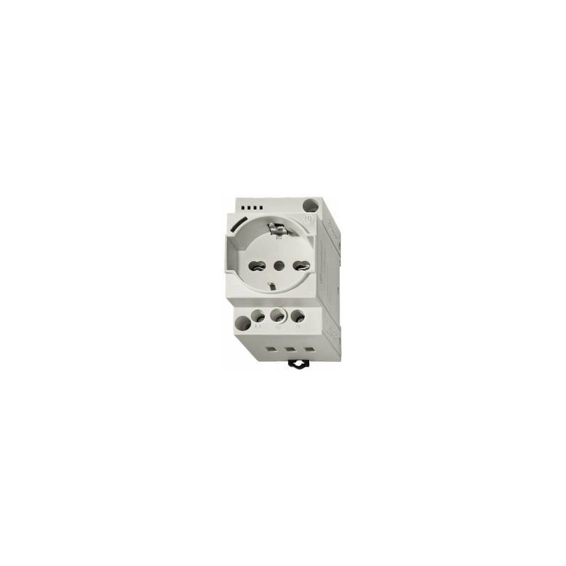 DIN rail socket with grounding Finder 7U0082300010 (LED indication, 16A)
