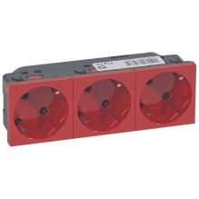3 pcs. socket outlet Mosaic...