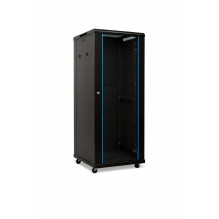 Switching cabinet 19" 27U A2-6827B (600x800x1405mm, black, IP20, up to 1000kg)