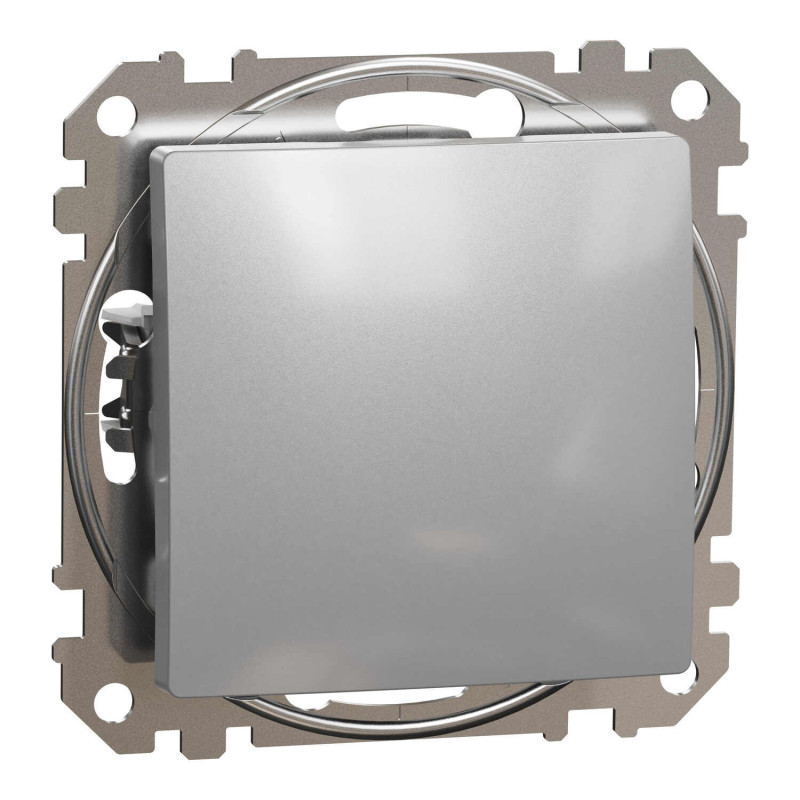 1 klavišo jungiklis Schneider Electric Sedna Design SDD113101 (aliuminis)