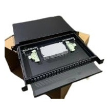 Optical patch panel 19" 1U LK-ODF-011 (12xSC simplex, with cassette, thermofits)