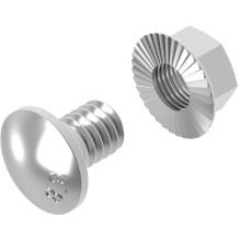 Screw with nut BAKS SGKM...