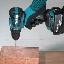 Akumuliatorinis gręžtuvas-suktuvas 18V Makita DHP490RTJ (bešepetėlinis, 2x baterijos, Makpac)
