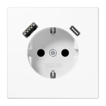 Socket with USB+USB-C JUNG...
