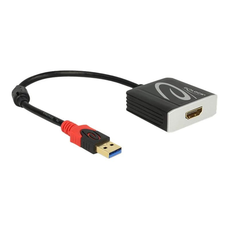 Adapteris USB Delock USB-A - HDMI juodas (62736)