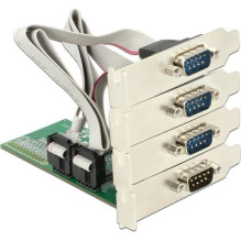DeLOCK PCI Express x1 Kortelė zu 4 x Serial RS-232
