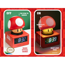 Paladone Super Mario Super Mushroom Icon Alarm Clock