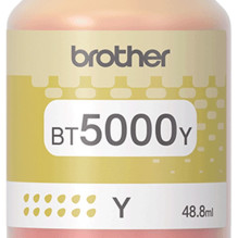 Brother BT5000Y rašalo kasetė, originali, ypač didelės talpos, geltona Brother BT5000Y rašalo kasetė, originali, ypač didelės talpos, geltona