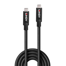 USB-C Kabelis - Lindy 43439 Aktyvus USB-C Į USB-C Kabelis 8 m, Juoda