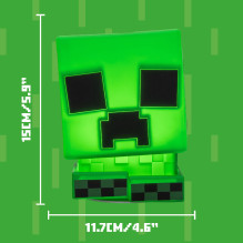 Paladone Minecraft Creeper SquishyGlo Silicone Light Rechargeable