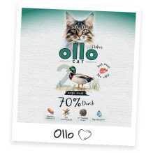OLLO Cat No. 2 Duck Mono - wet cat food - 85g
