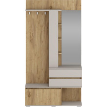 WARDROBE PRIEŠ 120X223X41CM BROWN-KAŠ