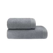 Bath towel Faro Tekstylia Bart, grey, 90 x 50 cm Bath towel Faro Tekstylia Bart, grey, 90 x 50 cm
