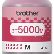Brother BT5000M rašalo kasetė, originali, ypač didelės talpos, rausvai raudona. Brother BT5000M rašalo kasetė, originali, ypač didelės talpos, rausvai raudona.