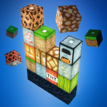 Paladone Minecraft Block Building Light