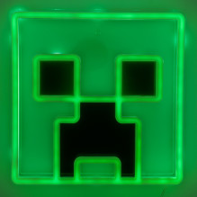 Paladone Minecraft Creeper Wall Mountable LED Neon Light