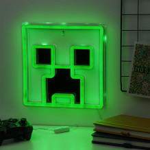 Paladone Minecraft Creeper Wall Mountable LED Neon Light