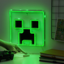 Paladone Minecraft Creeper Wall Mountable LED Neon Light