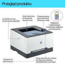 Spausdintuvas - HP Color LaserJet Pro 3202dw A4 25ppm 600x600 DPI Wi-Fi