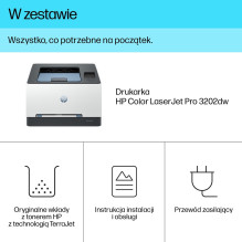 Spausdintuvas - HP Color LaserJet Pro 3202dw A4 25ppm 600x600 DPI Wi-Fi
